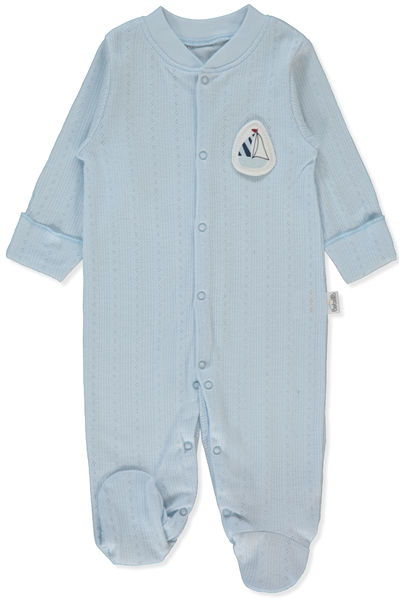 AJURLU PATİKLİ TULUM (PALM IN THE SEA) MAVİ