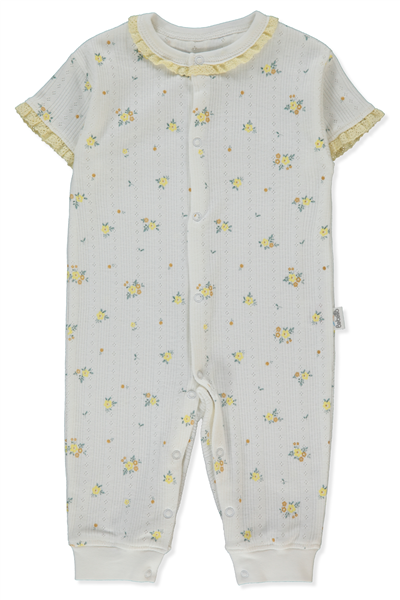 AJURLU PATİKSİZ MINI TULUM (BLOOM) SARI