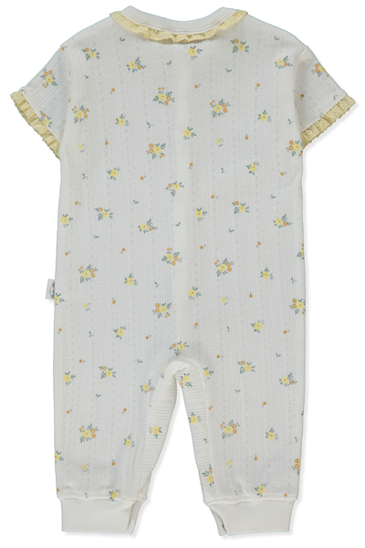 AJURLU PATİKSİZ MINI TULUM (BLOOM) SARI