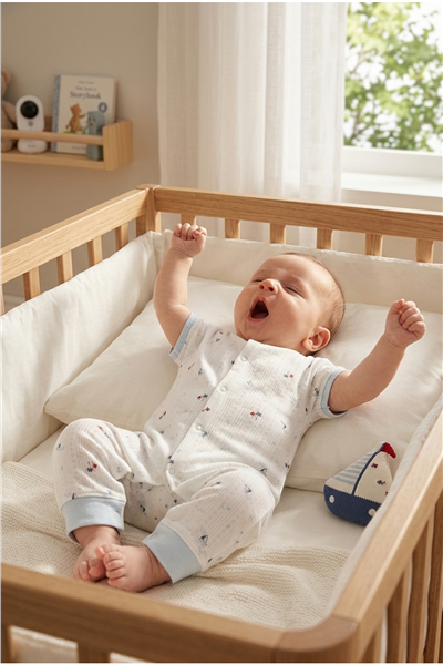 AJURLU PATİKSİZ MİNİ TULUM (PALM IN THE SEA) MAVİ