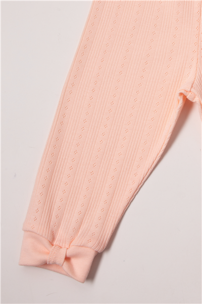 AJURLU PATİKSİZ PANTOLON (BLOOM) PEMBE