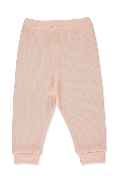 AJURLU PATİKSİZ PANTOLON (BLOOM) PEMBE