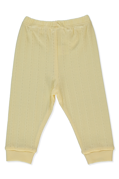 AJURLU PATİKSİZ PANTOLON (BLOOM) SARI