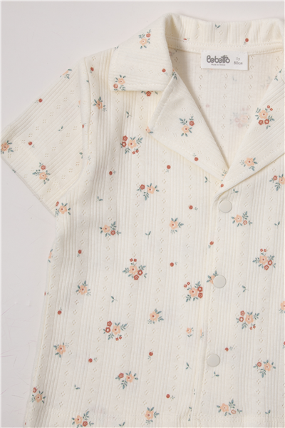 AJURLU ŞORTLU PİJAMA TAKIMI 2Lİ (SWEET PYJAMAS/26) PEMBE