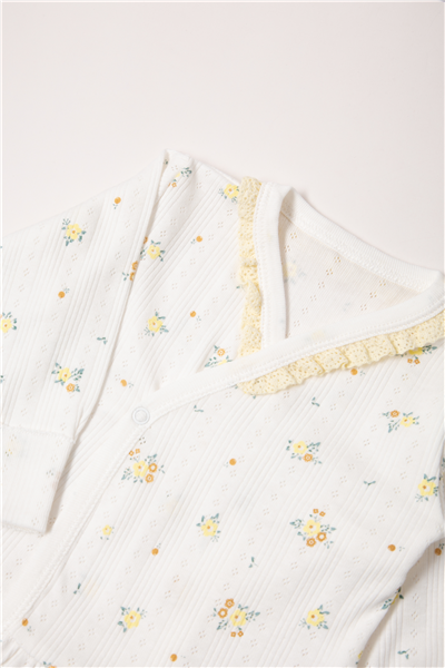 AJURLU ZIBIN SET 3LÜ (BLOOM) SARI