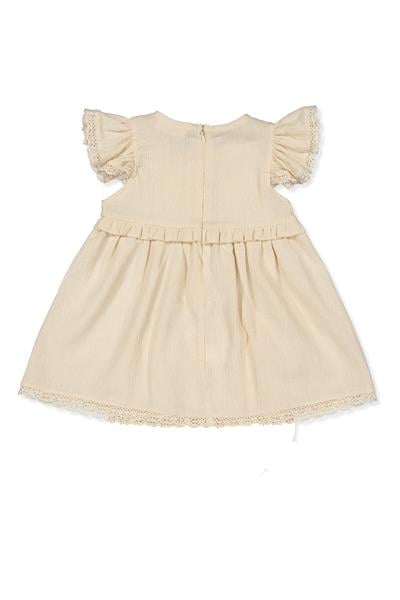 DOKUMA ELBİSE (CRINKLE) BEJ