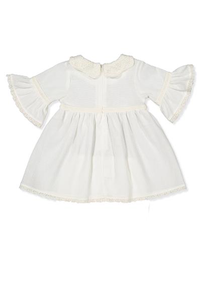 DOKUMA ELBİSE (CRINKLE) EKRU