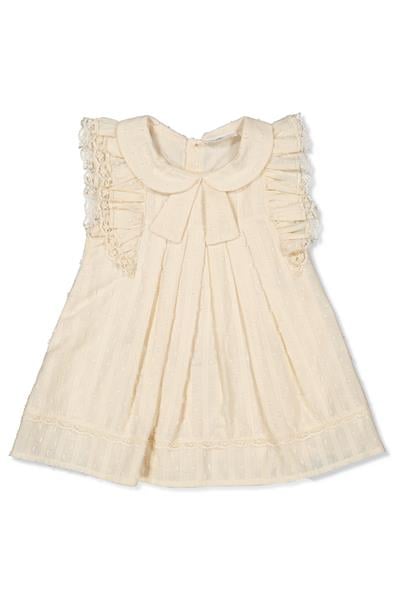 DOKUMA ELBİSE (ELEGANT) KOYU EKRU
