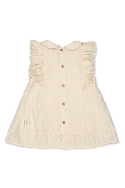 DOKUMA ELBİSE (ELEGANT) KOYU EKRU