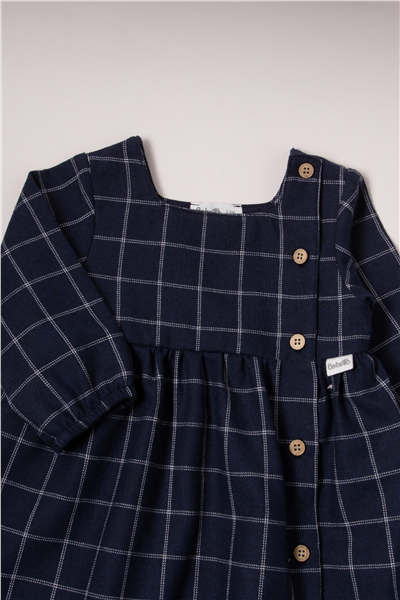 DOKUMA ELBİSE (FESTIVE) LACİVERT