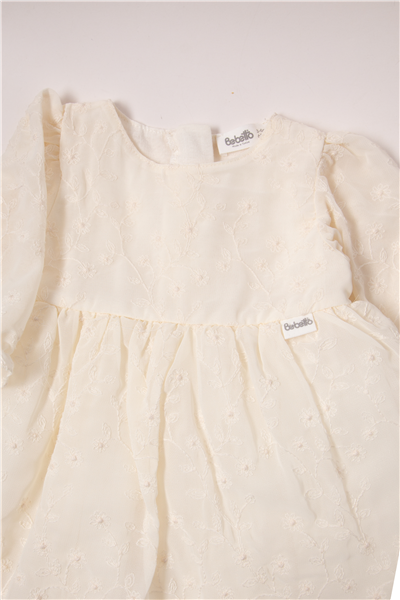 DOKUMA ELBİSE (FOR PRINCESS) EKRU