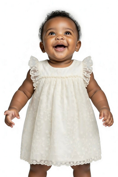 DOKUMA ELBİSE (FOR PRINCESS) EKRU