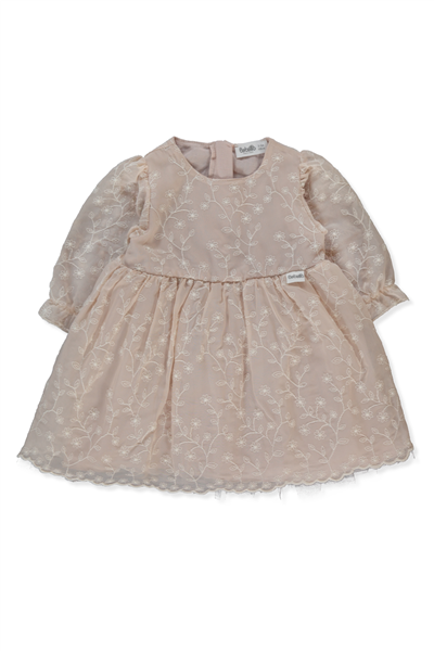 DOKUMA ELBİSE (FOR PRINCESS) GÜL KURUSU
