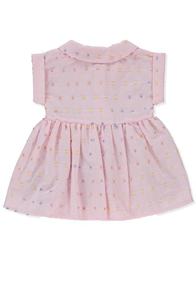 DOKUMA ELBİSE (PONPON TEAM) PEMBE