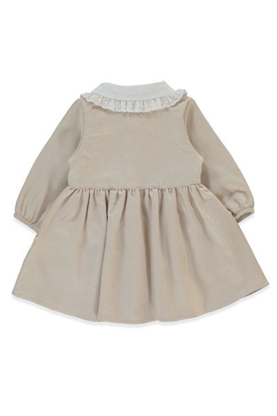 DOKUMA ELBİSE (STYLISH) BEJ