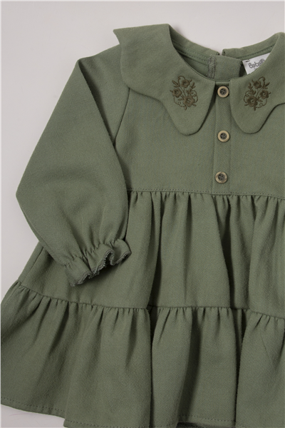 DOKUMA ELBİSE (STYLISH) YEŞİL