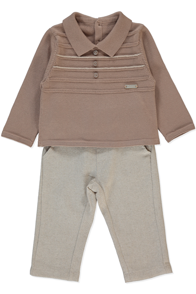 DOKUMA PANTOLON 2Lİ TAKIM (GENTLEMAN) BEJ