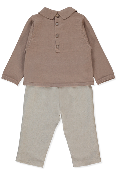 DOKUMA PANTOLON 2Lİ TAKIM (GENTLEMAN) BEJ