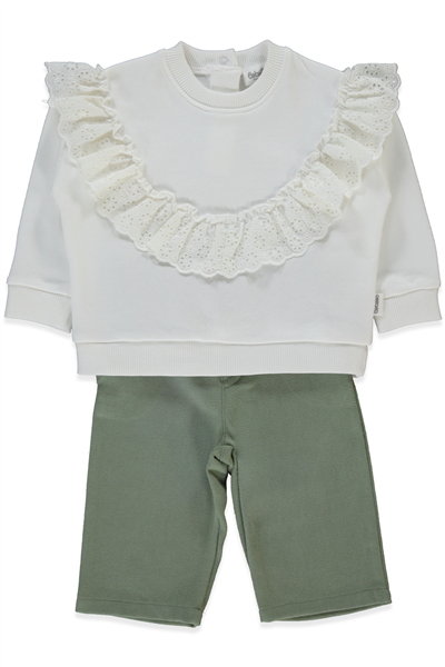 DOKUMA PANTOLON 2Lİ TAKIM (STYLISH) YEŞİL