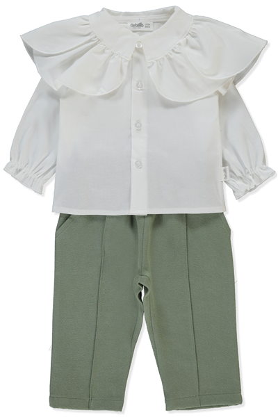 DOKUMA PANTOLON 2Lİ TAKIM (STYLISH) YEŞİL