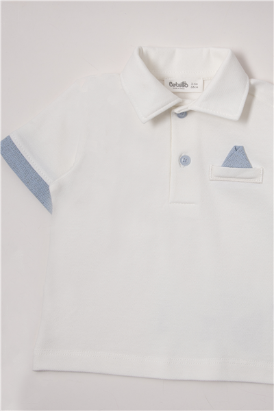 DOKUMA ŞORT 2Lİ TAKIM (LITTLE SIR) MAVİ