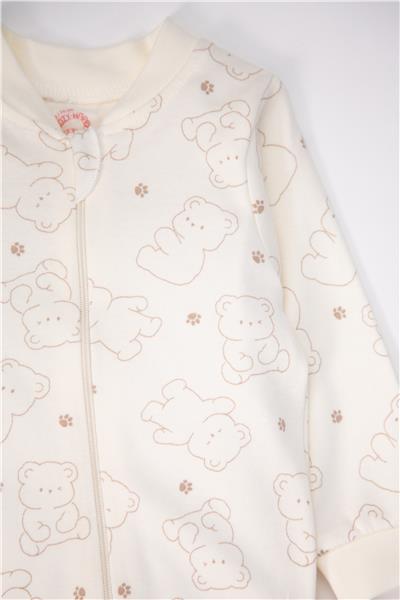 ELDİVENSİZ PATİKSİZ TULUM 2Lİ (CUTE BEAR) BEJ