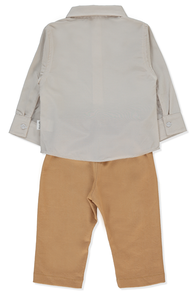 GABARDİN PANTOLON 2Lİ TAKIM (CLASSY STYLE) KAHVERENGİ