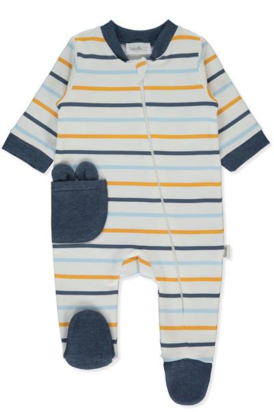 İKİ İP FERMUARLI PATİKLİ TULUM (BEBETTO BOY TEAM) LACİVERT