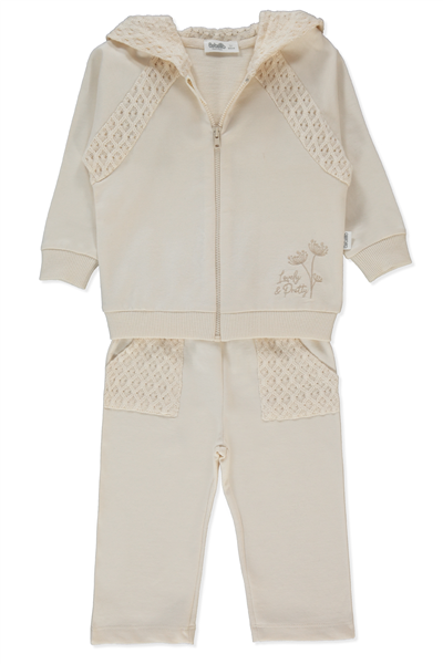 İKİ İP HIRKA 2Lİ TAKIM (LACY GIRL) BEJ