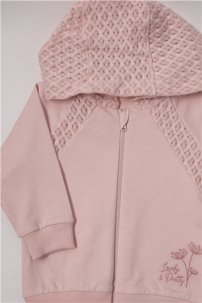 İKİ İP HIRKA 2Lİ TAKIM (LACY GIRL) PEMBE