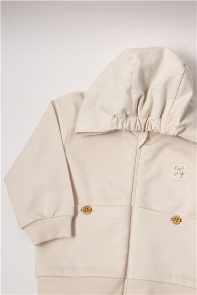 İKİ İP HIRKA 3LÜ TAKIM (DESERT) BEJ