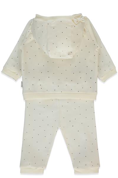 İKİ İP HIRKA 3LÜ TAKIM (MOTHER AND BABY) EKRU