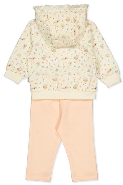 İKİ İP KAPŞONLU FERMUARLI HIRKA 2Lİ TAKIM (CUTE DUCK) SOMON