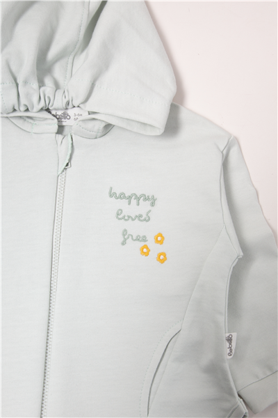 İKİ İP KAPŞONLU HIRKA 3LÜ TAKIM (LOVED) MİNT