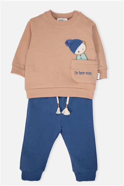 İKİ İP PANTOLON 2Lİ TAKIM (STAR OF WINTER) KAHVERENGİ