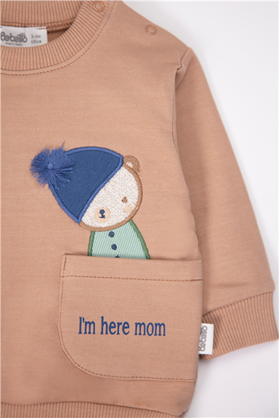 İKİ İP PANTOLON 2Lİ TAKIM (STAR OF WINTER) KAHVERENGİ