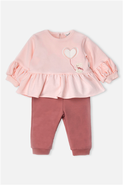 İKİ İP PANTOLON 2Lİ TAKIM (THE CLOUDS) PEMBE