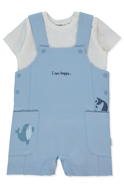 İKİ İP SALOPET 2Lİ TAKIM (HAPPY FISH) MAVİ