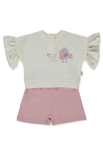 İKİ İP ŞORT 2Lİ TAKIM (BLOSSOM) GÜL KURUSU