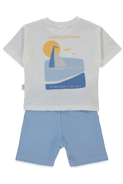 İKİ İP ŞORT 2Lİ TAKIM (IN THE SEA) MAVİ