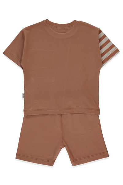 İKİ İP ŞORT 2Lİ TAKIM (NEW ROUTE) BEJ