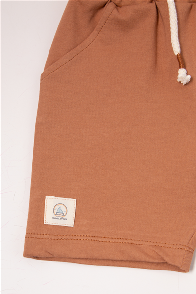 İKİ İP ŞORT 2Lİ TAKIM (NEW ROUTE) BEJ