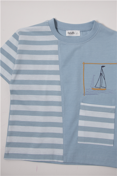 İKİ İP ŞORT 2Lİ TAKIM (NEW ROUTE) MAVİ