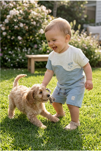 İKİ İP ŞORT 2Lİ TAKIM (SURF) İNDİGO