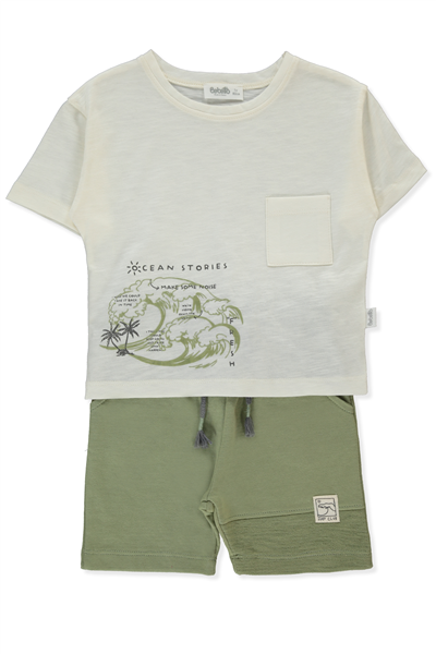 İKİ İP ŞORT 2Lİ TAKIM (SURF) YEŞİL