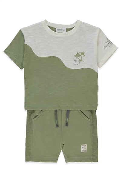 İKİ İP ŞORT 2Lİ TAKIM (SURF) YEŞİL