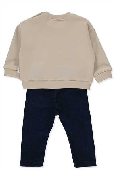 İKİ İP SWEAT 2Lİ TAKIM (FESTIVE) BEJ