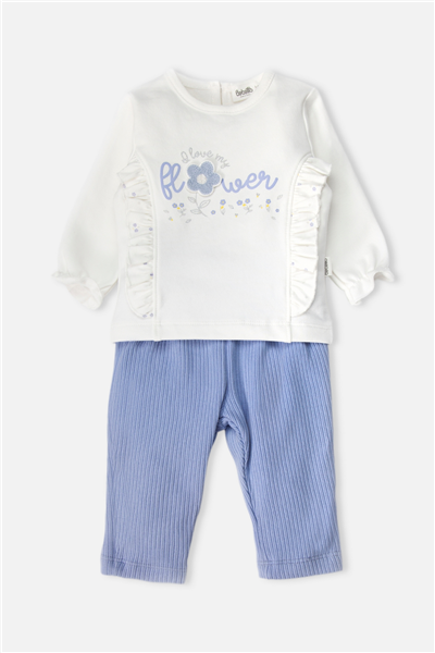 İKİ İP SWEAT 2Lİ TAKIM (GROW) MAVİ