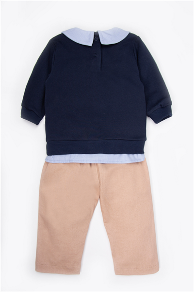 İKİ İP SWEAT 2Lİ TAKIM (LITTLE CUBS) KAHVERENGİ