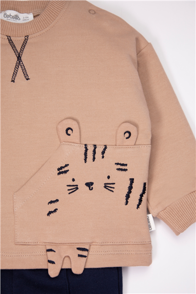 İKİ İP SWEAT 2Lİ TAKIM (LITTLE CUBS) LACİVERT